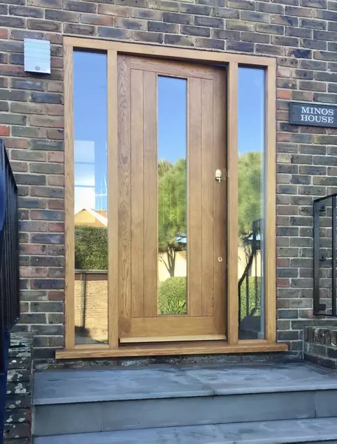 Solid Oak frame and door